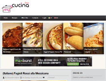 Tablet Screenshot of mycucina.it